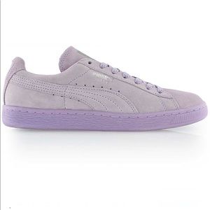 PUMA sneakers light purple suede